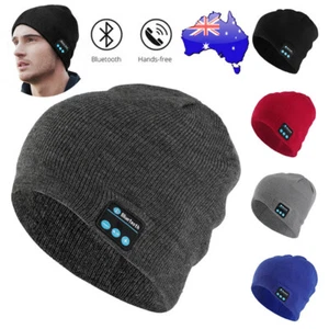 Speaker Soft Beanie Hat Warm Cap Smart Headset Headphones Wireless Bluetooth Hat - Picture 1 of 15