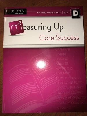 Mastery Education Measuring up Core Success English Language Arts Level D NEW - Image 1 of 4