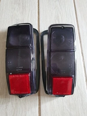 COPPIA FANALI  POSTERIORI  FIAT  500EPOCA  MOD  FUME  ALFALUX  - Immagine 1 di 4