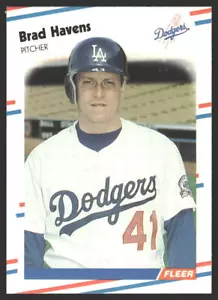 Brad Havens #517 1988 Fleer Los Angeles Dodgers - Picture 1 of 2