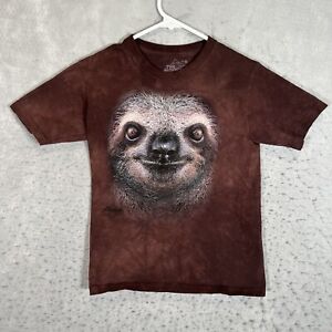 *A1 The Mountain Sloth Wild Animal T Shirt Youth Medium Brown Lincoln Park Zoo