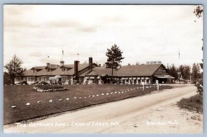 1940's RPPC LAND-O-LAKES WISCONSIN THE GATEWAY INN HOTEL*RICE MAID PHOTO - Picture 1 of 2