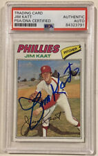 1977 Topps JIM KAAT Signed Autographed Baseball Card PSA/DNA #638 Phillies