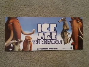 2005 ICE AGE "RARE" MOVIE MEMORABILIA SOUVENIR "THE MELTDOWN " STICKER  - Bild 1 von 2