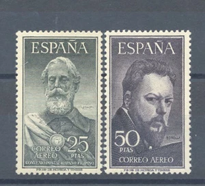 1953 LEGAZPI Y SOROLLA CERTIFICADO GRAUS EDIFIL 1124/25 ** MNH GRAN LUJO TC10996 - Imagen 1 de 2