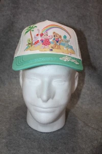 NWT AULANI DISNEY Resort & Spa Hawaii Youth Hat White Mesh Aloha Sunny Days - Picture 1 of 8