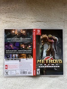 OVP Case Ersatz NUR Nintendo Switch METROID PRIME REMASTERED - Bild 1 von 3