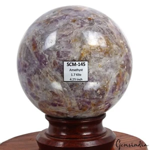 1,7 Kilo natürliches unbehandeltes lila Amethyst Heilkristall Mineral mit Ständer - Bild 1 von 8