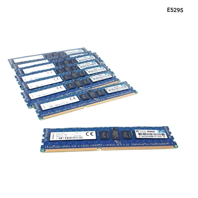 Kingston 8GB DDR3 PC3-12800R 1Rx4 Server RAM 9995433-020.A00G Lot of 8 E5295 - Image 1 of 4