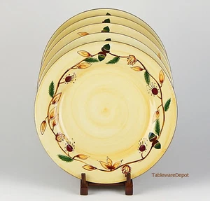 Set of 2 Dinner Plates, Superb Condition! Pottery Barn, Tree Of Life - Imagen 1 de 3