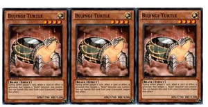 Yugioh - 3X Bujingi Turtle - Common - 1st Edition - JOTL-EN018 - Near Mint - Picture 1 of 1