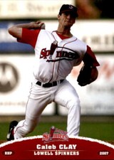 2007 Lowell Spinners Grandstand #7 Caleb Clay Cullman Alabama AL Baseball Card