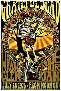 Póster de concierto de Grateful Dead - Póster a color de 12" x 18" - Imagen 1 de 1