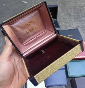 Authentic Vintage Rado Diamaster Watch Box Square Beige Sand Box Only - Picture 1 of 16