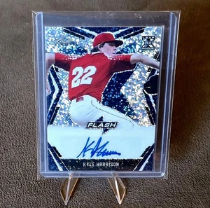 2020 Leaf Flash Kyle Harrison BA-KH1 Auto #d 29/50 RC  - Picture 1 of 3