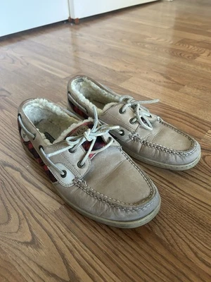 Zapatos de barco Sperry Top Sider tostados, talla 9,5 W 8,5 M Foto 1 de 4