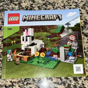 2022 Lego # 21181 Minecraft The Rabbit Ranch Instruction Manual Only - Picture 1 of 2