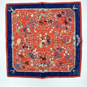 Sciarpa seta Hermès 45 Gavroche Pierres d’Orient et d’Occident etichette scatola mai usata. - Foto 1 di 12