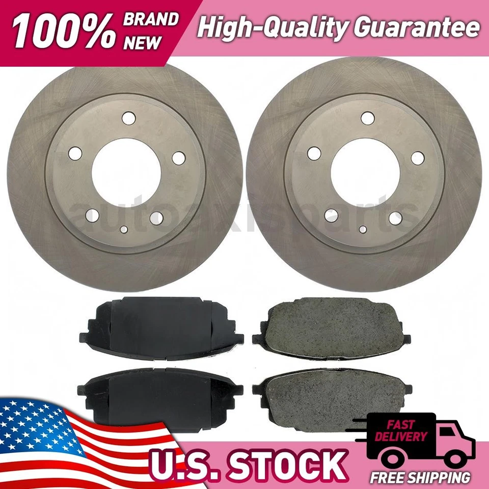 Rear Centric Parts Disc Brake Upgrade Kit For 2001-2003 Mazda Protege - Изображение 1 из 1