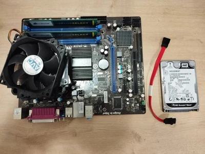 Carte Mère MSI G41M-P33 Combo  socket 775 avec 4 Go ram + HDD 320 Go Windows 11 - Photo 1/4