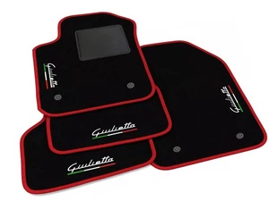 Tappetini Auto per Alfa Romeo Giulietta con bordo rosso - Imagen 1 de 4