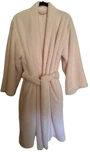 Bath & Body Works Robe S-M Light Pink Fleece Belted - Picture 1 of 6