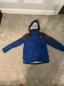 North face Kids Size Medium Blue Raincoat - Picture 1 of 10