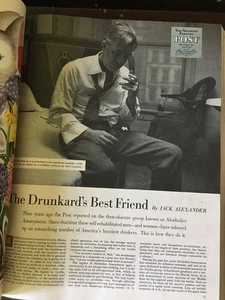 Saturday Evening Post April 1950 Jack Alexander Alcoholics Anonymous Drunkard's - Picture 1 of 22