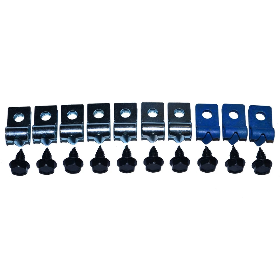 77-86 Pontiac Tamaño Completo Sin Retorno Línea de Combustible Tubo Clips Abrazadera Soporte Set PPB324 Foto 1 de 4