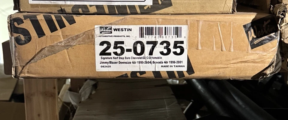 Westin 1995-2004 Chevy/GMC/Oldsmobile Jimmy/Blazer уменьшенный размер 4dr подпись 3 шага - Изображение 1 из 1