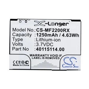 Battery for Novatel Wireless L01478001 MiFi2200 Hotspot 3-1826107-9 NEW 1250mAh - Picture 1 of 5