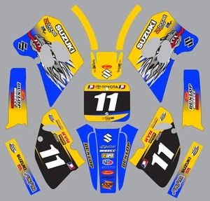 Decals for Suzuki RM250 RM125 RM 125 250 GRAPHICS 1993-1995 stickers Dragon Troy - Picture 1 of 1