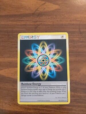 Pokemon cards Rainbow Energy 121/127 Platinum 