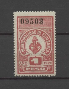 "No: 104897 - LATINA - ""ESPERANTO"" - UN SELLO ANTIGUO DE 1 PESOS - ¡ESTAMPILLADA SIN MONTAR O NUNCA MONTADA!¡! - Imagen 1 de 1
