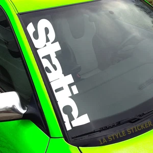 FRONTSCHEIBENAUFKLEBER STATIC STICKER AUTO TUNING AUFKLEBER CAR STICKER DAPPER - Picture 1 of 4