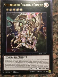 Yugioh Stellarknight Constellar Diamond SECE-EN051 Ultimate Rare 1st Edition - Picture 1 of 2