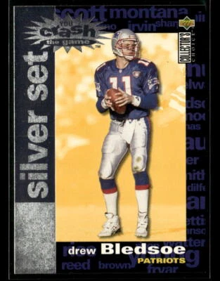 Drew Bledsoe 1995 Collector's Choice #C9 You Crash the Game Silver Set Exchange - Image 1 of 2