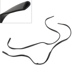 Black 2x 31.9" Inner Fairing Trim Seal For Harley Touring Electra Street Glide - Picture 1 of 9