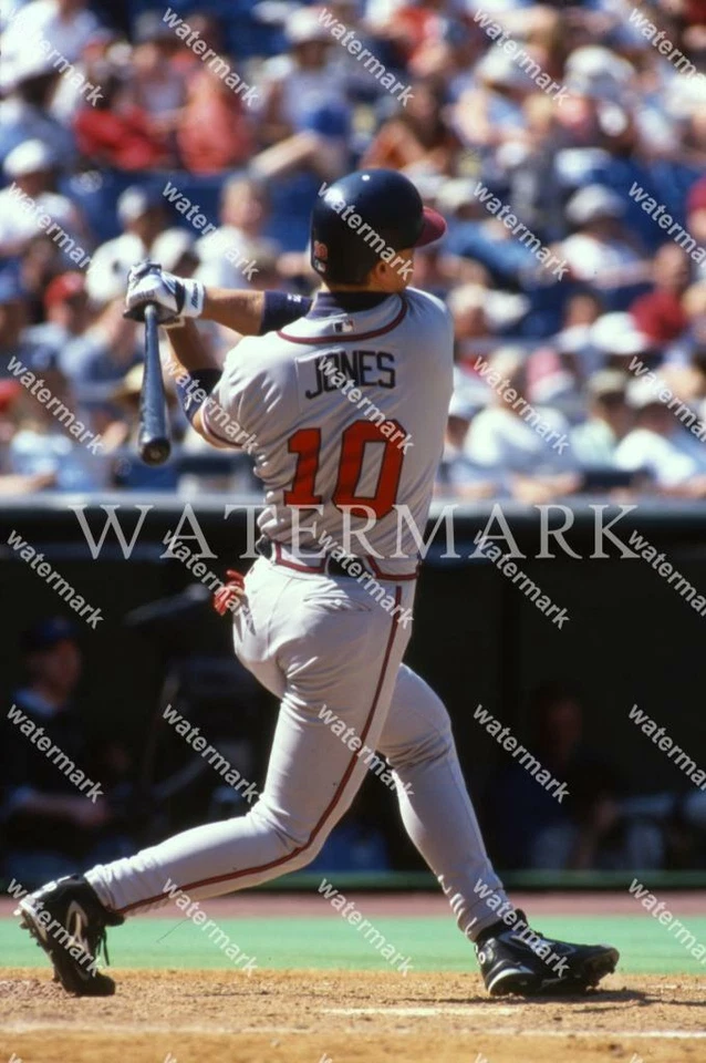 Foto de béisbol EL684 Chipper Jones Atlanta Braves Blast 8x10 11x14 16x20 Foto 1 de 1