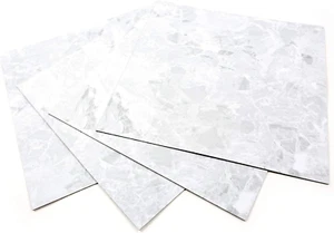 Peel and Stick Engineered PVC Tiles Marble Granite Pattern Self Adhesive Durable - Picture 1 of 9