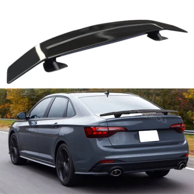 For Volkswagen Jetta Spoiler  Rear Trunk Lip Spoiler Roof Tail Wing Matte Black Foto 1 de 4