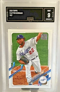 2021 Topps #67 Clayton Kershaw GMA 9 Mint Los Angeles Dodgers - Picture 1 of 4