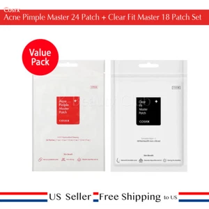 Cosrx Acne Pimple Master 24 Patch + Clear Fit Master 18 Patch Set [US Seller ] - Picture 1 of 4