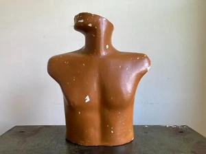 Vintage Reclaimed Plaster Torso Retail Shop Mannequin Decorative Salvage / Prop - Picture 1 of 21