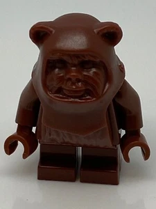 Lego Star Wars Ewok Wicket Minifigur ganz braun keine Farbe - Bild 1 von 2