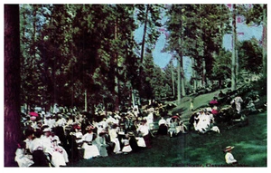 Cleveland OH Ohio Park Scene People Fashion Hats Vintage Divided Back Postcard - Picture 1 of 3