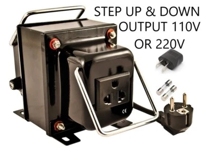 Simran THG-1000 Step Up Down Voltage Transformer Converter 110V 220V/240V 1000W - Image 1 of 4