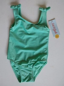 NEW Cat & Jack Toddler Baby Girls' One Piece Swimsuit 18M Green - Picture 1 of 3
