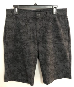 Travis Mathew Golf Shorts Mens Sz 32 Grey Palm Stretch Wicking Performance Chino - Picture 1 of 12