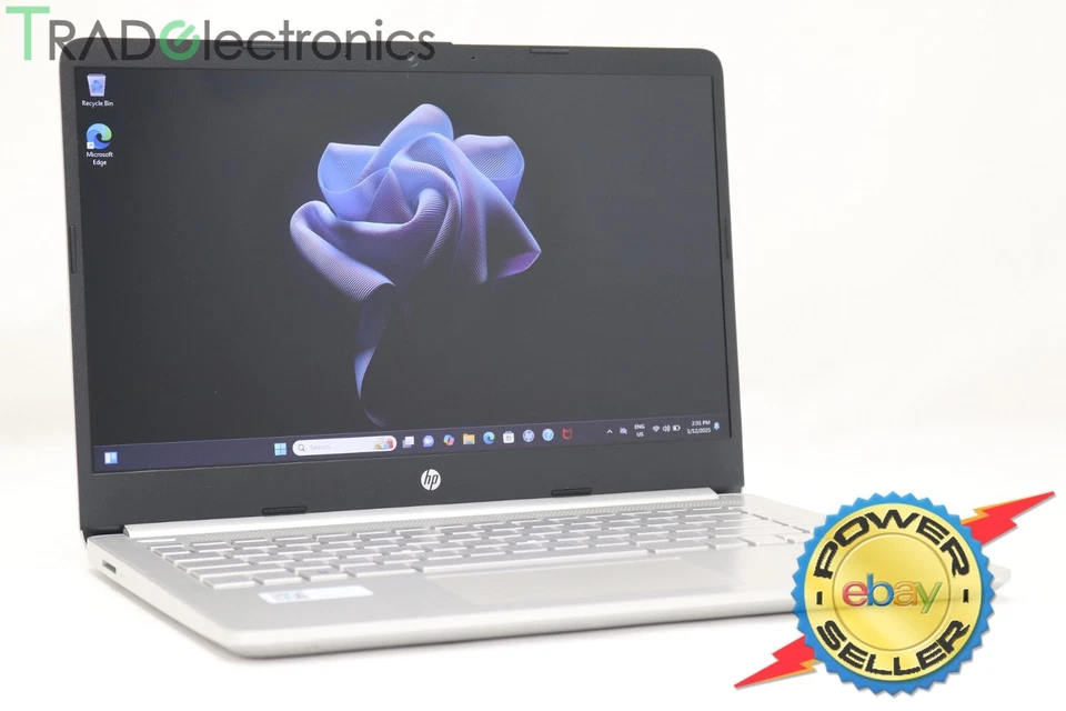 (👍A) HP Laptop  14" 14s-dq3047TU Celeron N4500 4GB 128GB HD 60hz Silver Bat 99% - image 1 of 4